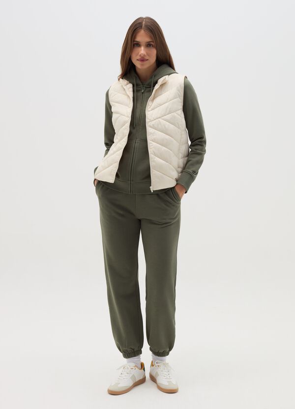 Ovs Gilet full-zip ultralight a collo alto