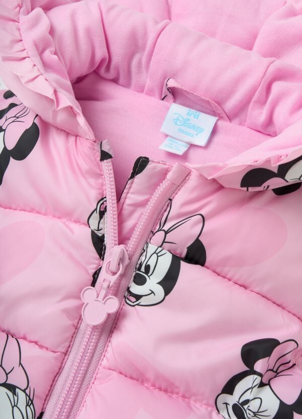 Ovs Gilet Imbottito Con Cappuccio Stampa Minnie