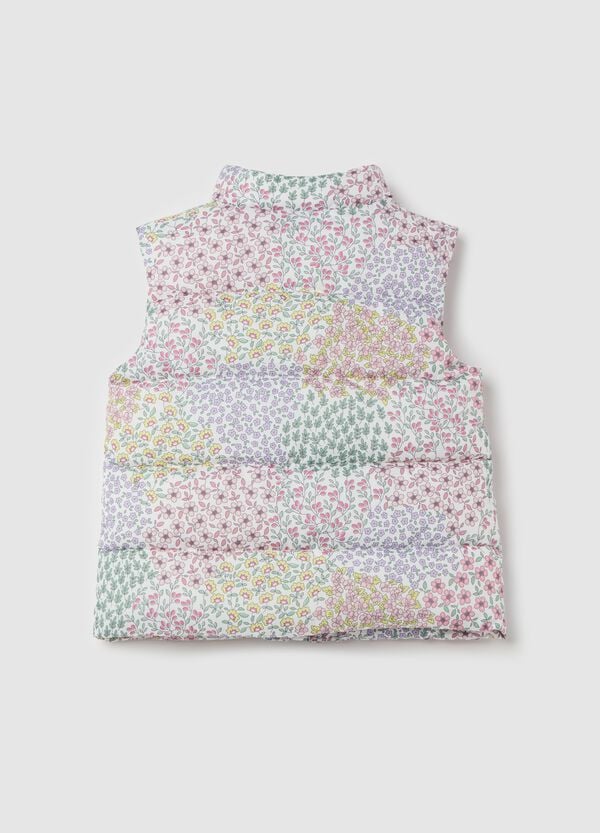 Ovs Gilet Imbottito In Fantasia Floreale