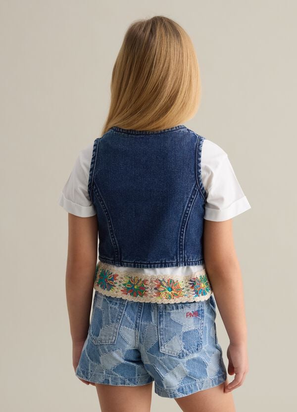 Ovs Gilet In Denim