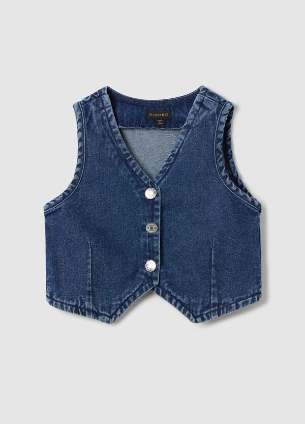 Ovs Gilet In Denim