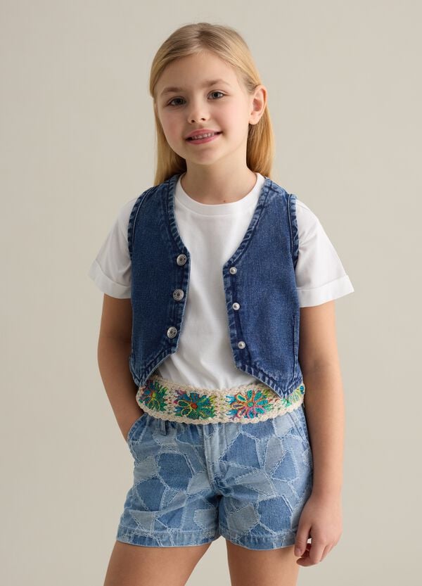 Ovs Gilet in denim
