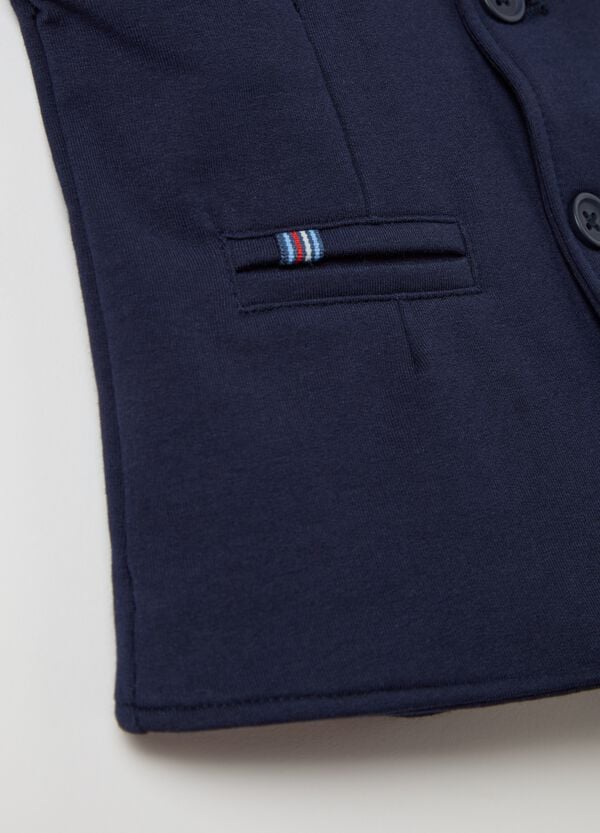 Ovs Gilet In French Terry Con Scollo A V
