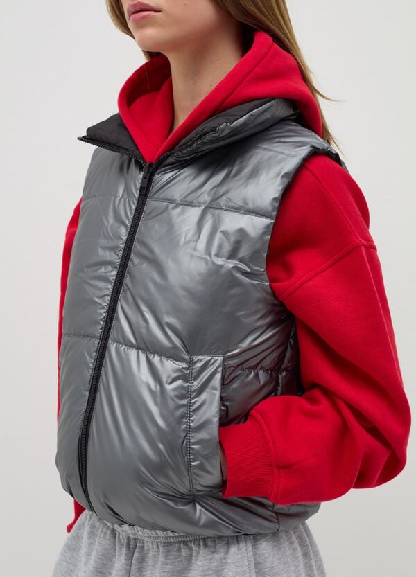 Ovs Gilet Reversibile Trapuntato