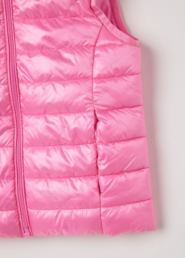 Ovs Gilet Rosa Con Cappuccio E Unicorno