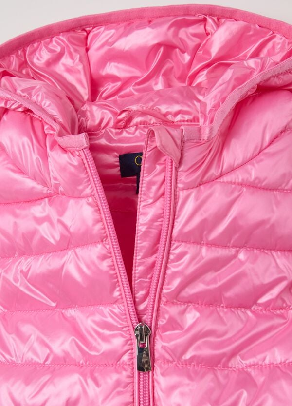 Ovs Gilet Rosa Con Cappuccio E Unicorno
