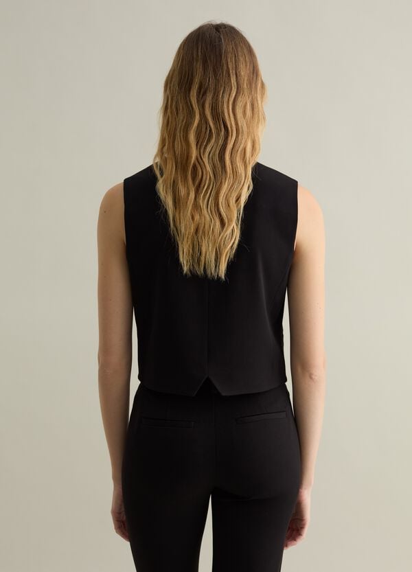 Ovs Gilet Tinta Unita Con Bottoni