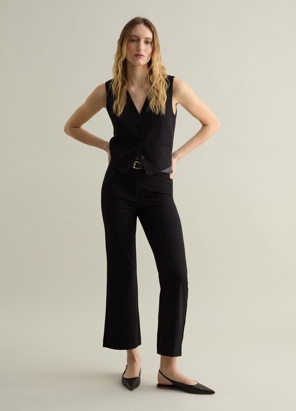 Ovs Gilet tinta unita con bottoni