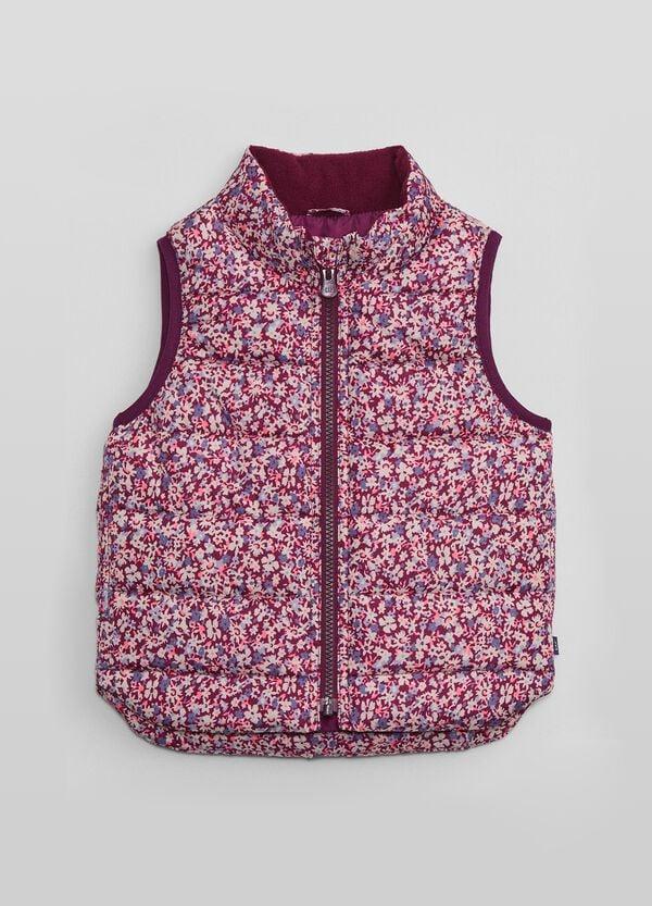 Ovs Gilet trapuntato full-zip con stampa