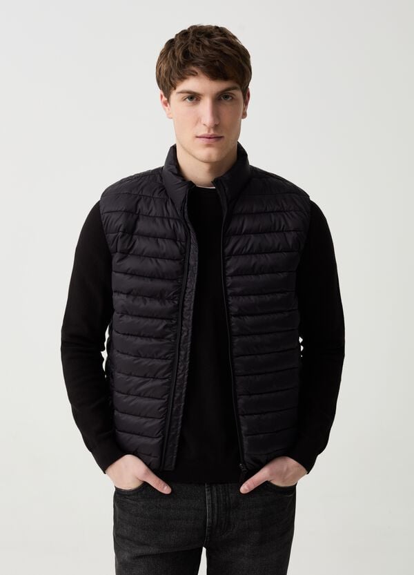Ovs Gilet trapuntato ultralight a collo alto