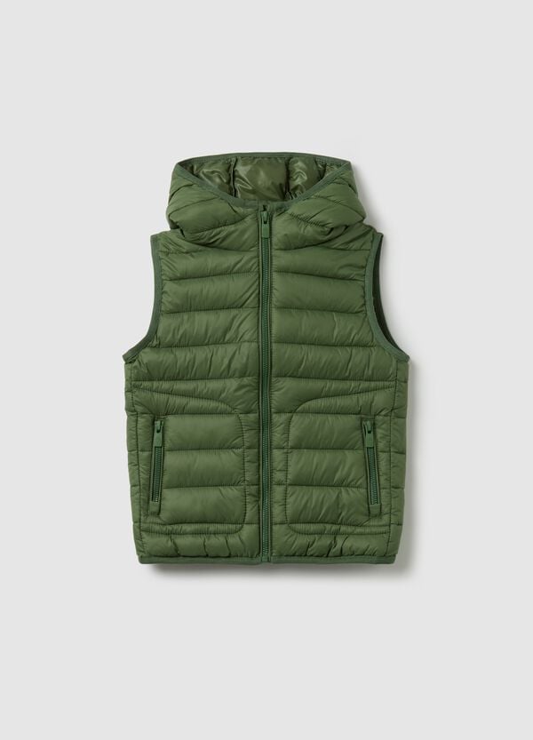 Ovs Gilet ultralight con cappuccio