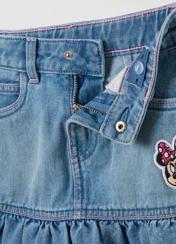 Ovs Gonna In Denim Con Balza E Patch Minnie