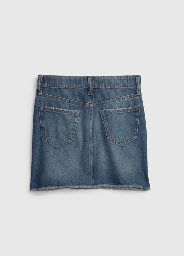Ovs Gonna In Denim Effetto Distressed