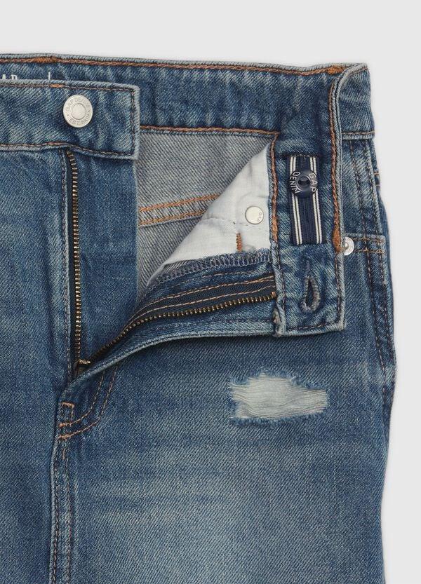 Ovs Gonna In Denim Effetto Distressed