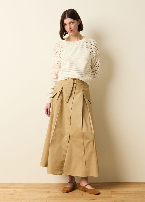 Ovs Gonna lunga a ruota con fibbia