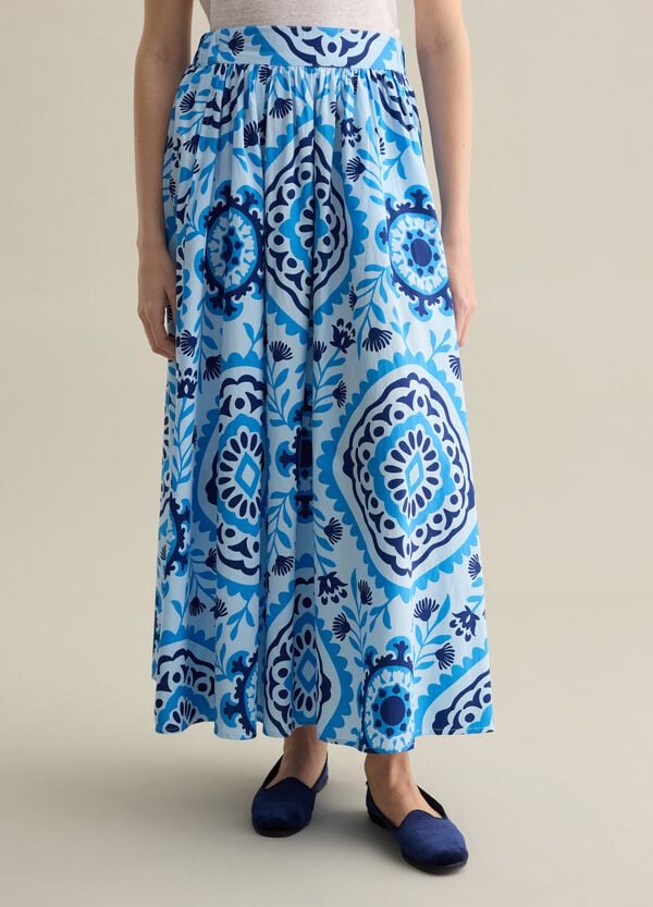 Ovs Gonna Lunga Con Motivo Etnico