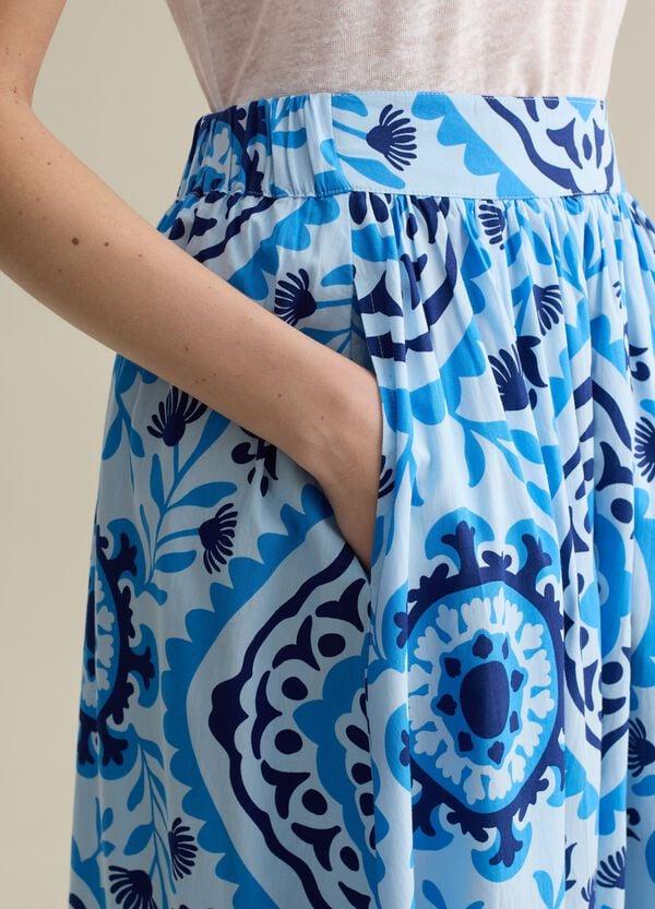 Ovs Gonna Lunga Con Motivo Etnico