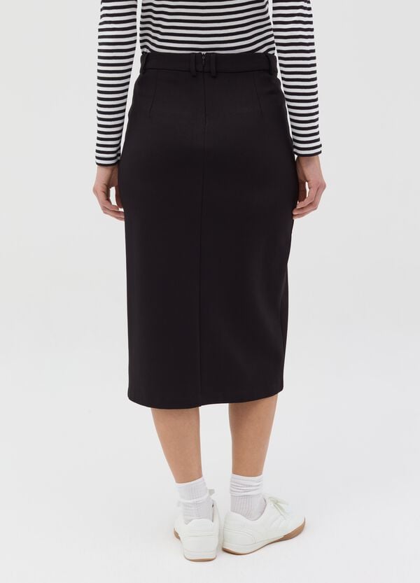 Ovs Gonna Midi A Tubo Con Spacco