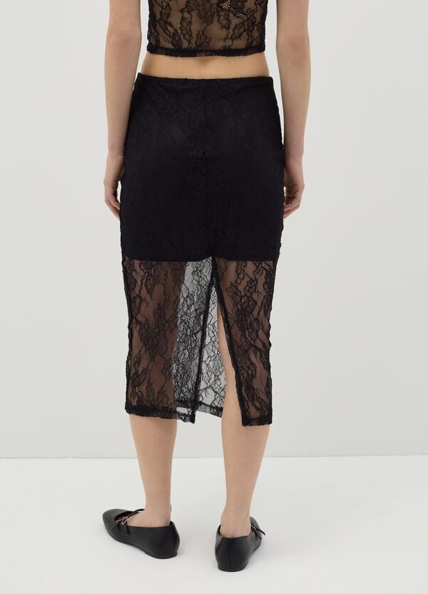 Ovs Gonna Midi A Tubo In Pizzo