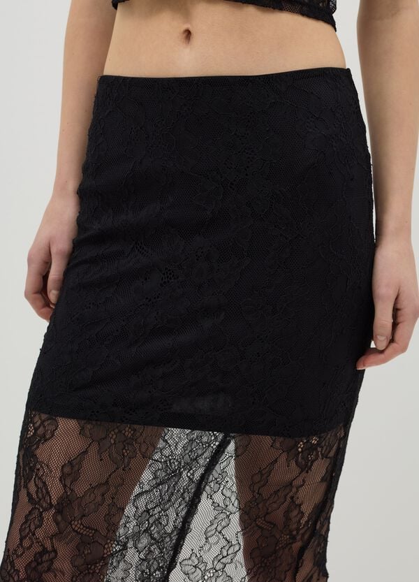 Ovs Gonna Midi A Tubo In Pizzo