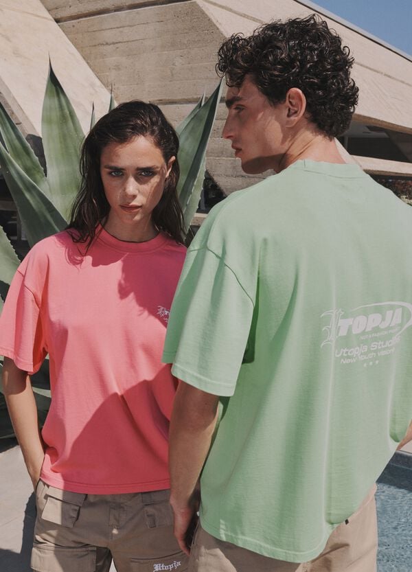 Ovs Graphic T-shirt Bubblegum
