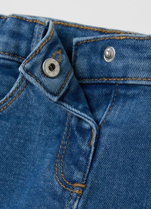 Ovs Jeans A Gamba Larga Con Ricamo Fiori