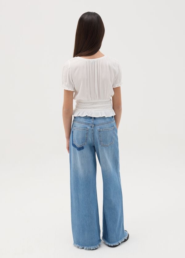 Ovs Jeans A Gamba Larga Sfrangiato
