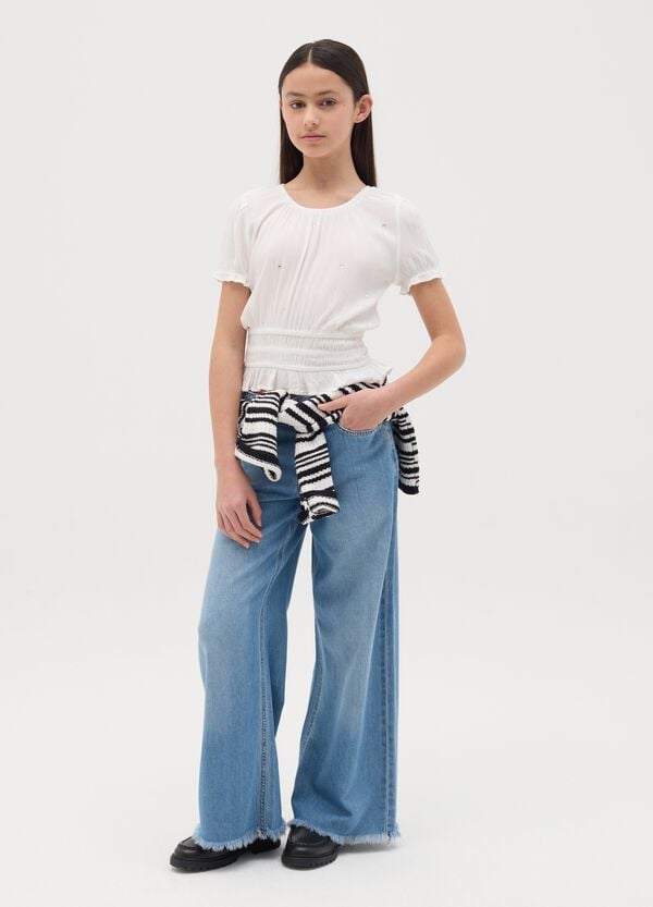 Ovs Jeans a gamba larga sfrangiato