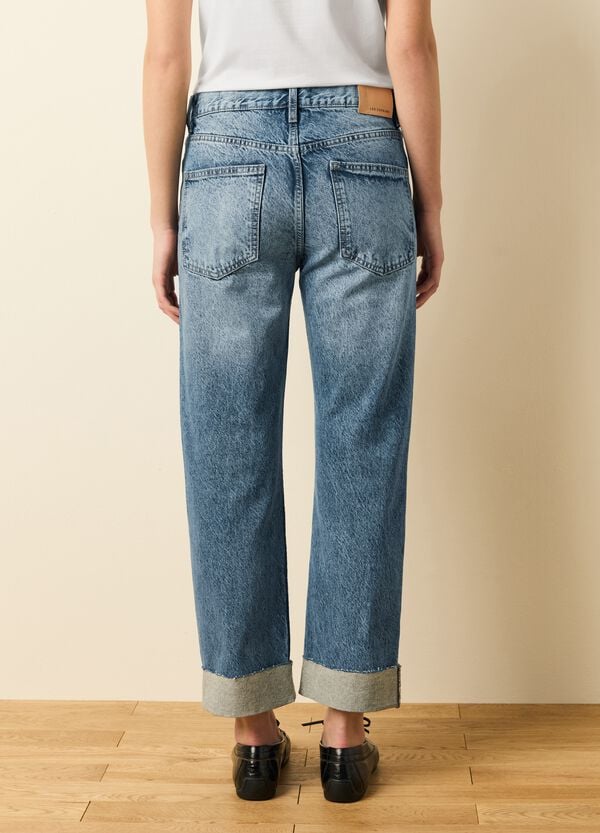 Ovs Jeans Ankle Fit Relaxed Con Risvolti