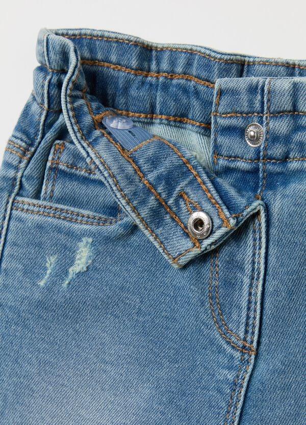 Ovs Jeans Baggy Fit Cinque Tasche Con Abrasioni