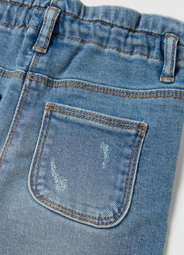 Ovs Jeans Baggy Fit Cinque Tasche Con Abrasioni