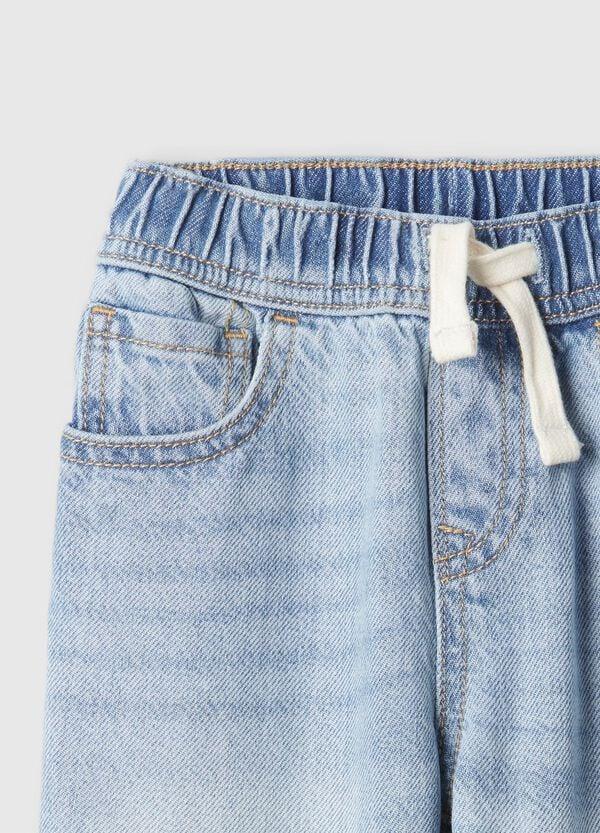 Ovs Jeans Baggy Fit Cinque Tasche Con Coulisse