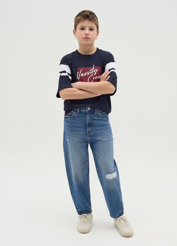 Ovs Jeans baggy fit con abrasioni