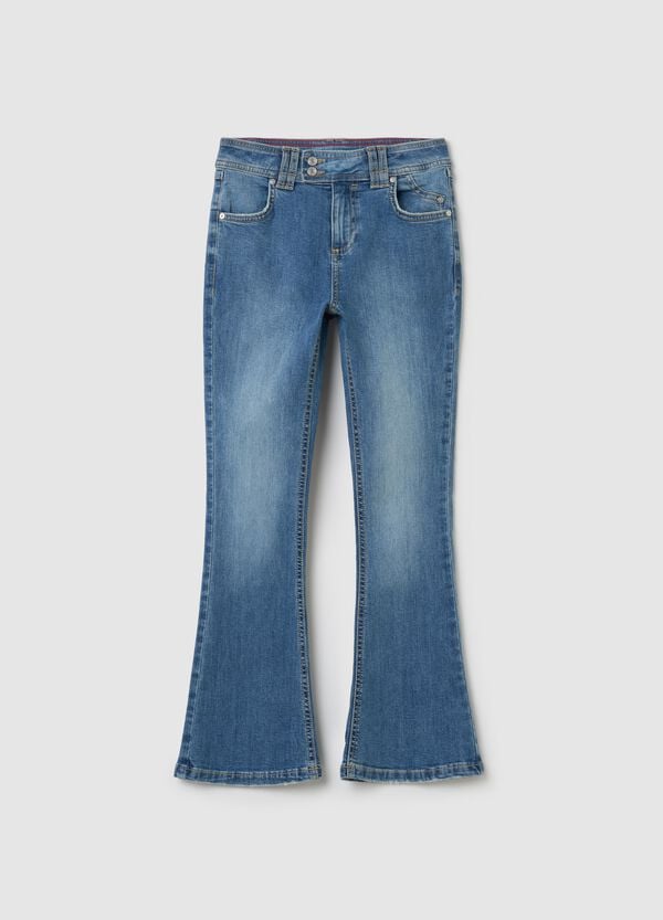 Ovs Jeans Bootcut Con Tasche