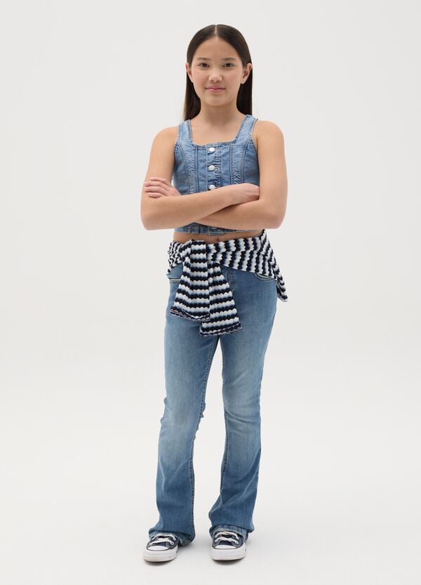 Ovs Jeans bootcut con tasche