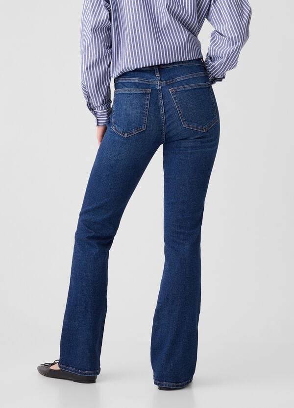 Ovs Jeans Bootcut Flare Fit A Vita Alta
