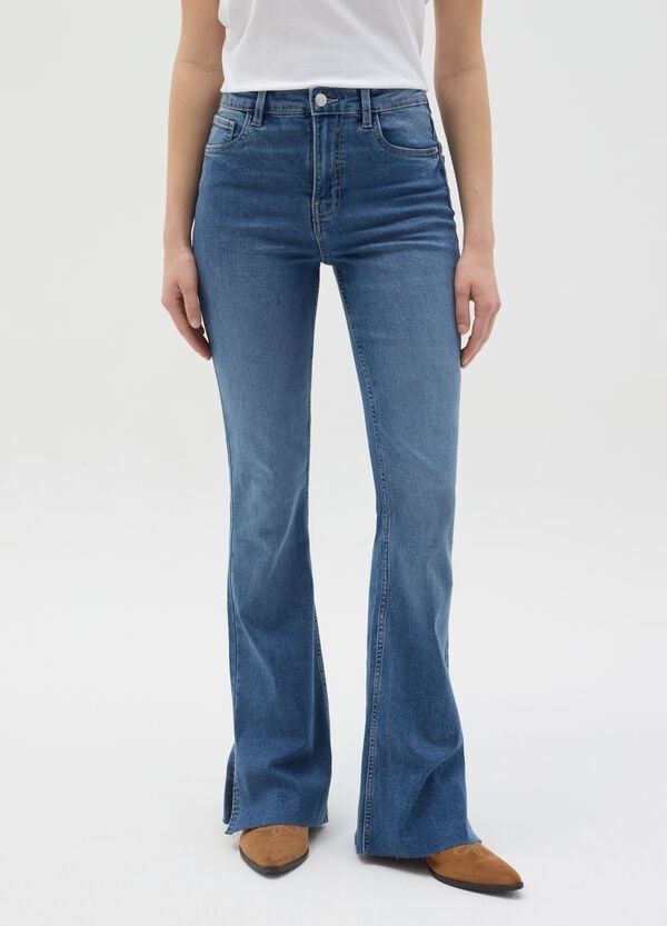 Ovs Jeans Bootcut Flare Fit Con Spacchi