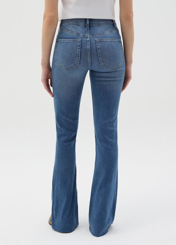 Ovs Jeans Bootcut Flare Fit Con Spacchi