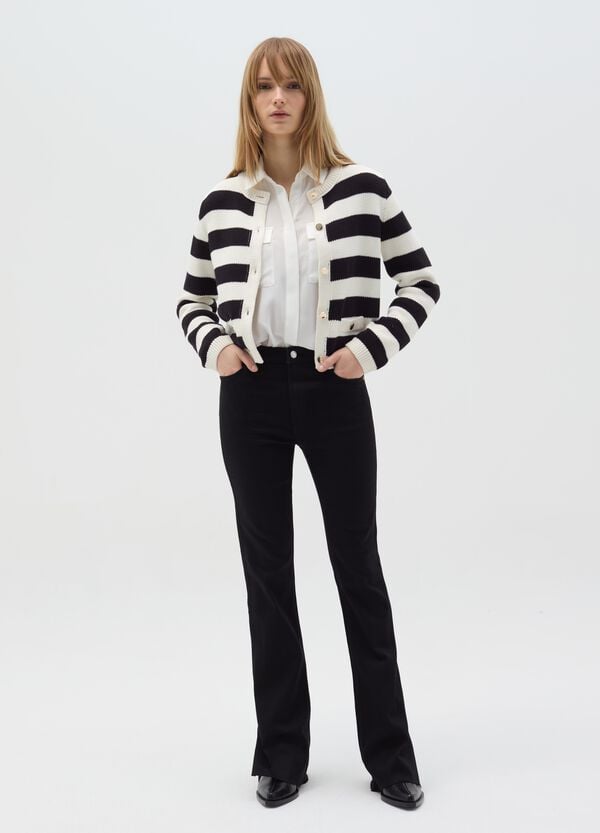 Ovs Jeans bootcut flare fit con spacchi