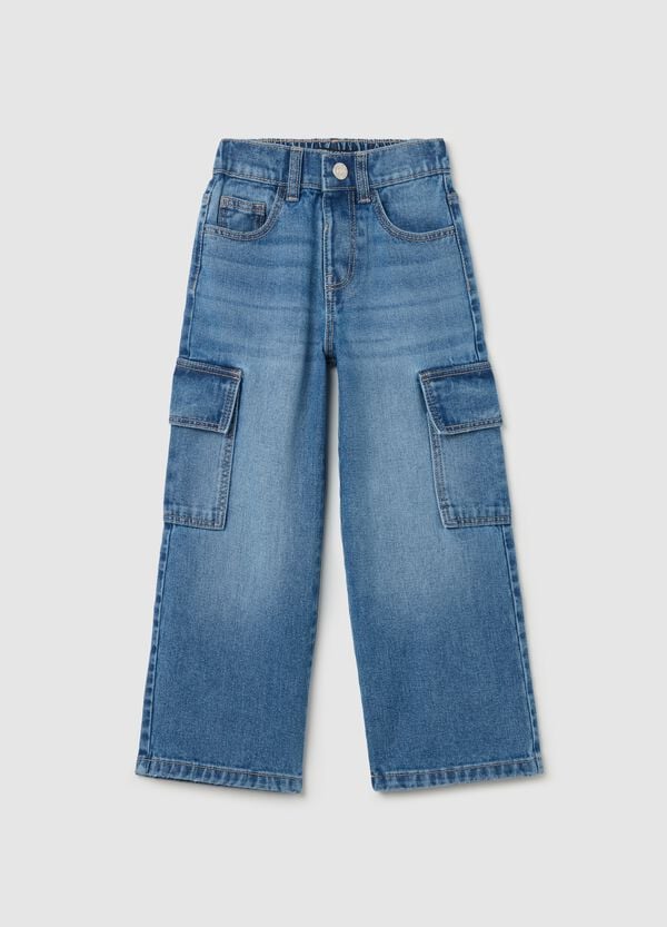 Ovs Jeans cargo a gamba larga