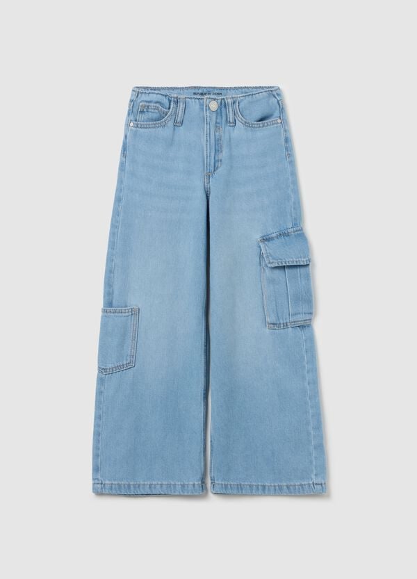 Ovs Jeans cargo a gamba larga