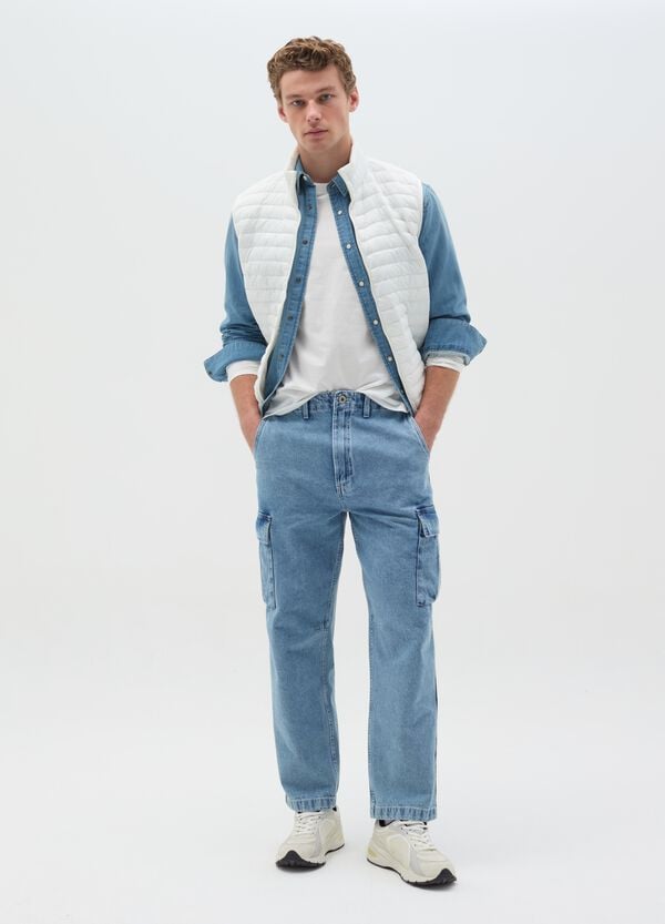 Ovs Jeans cargo acid wash