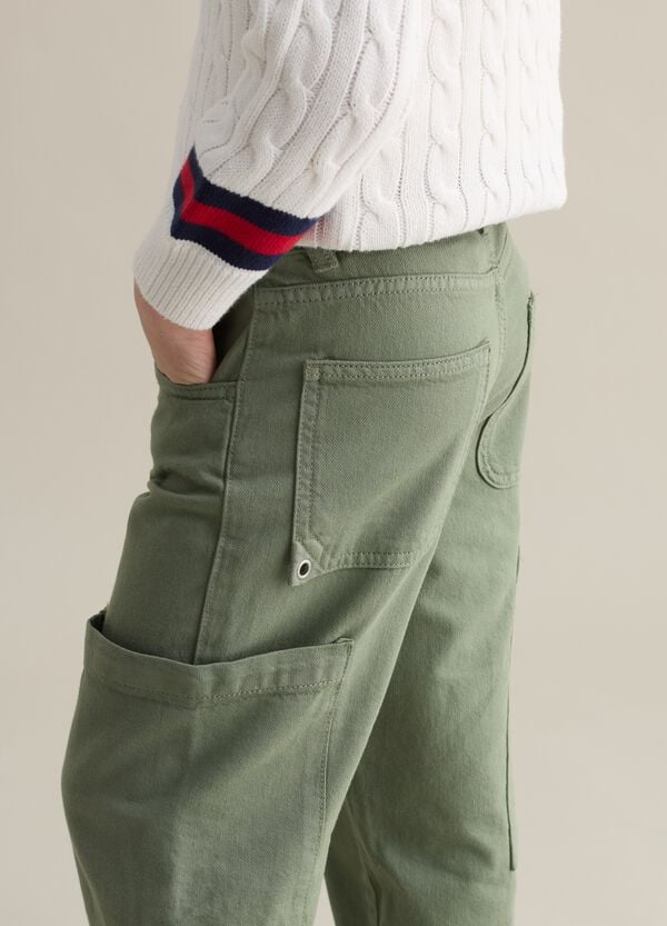 Ovs Jeans Cargo In Cotone