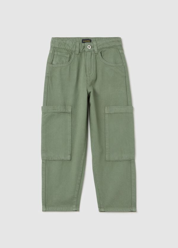 Ovs Jeans Cargo In Cotone