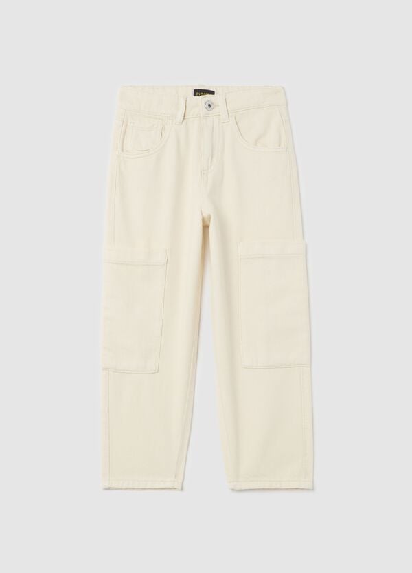 Ovs Jeans Cargo In Cotone
