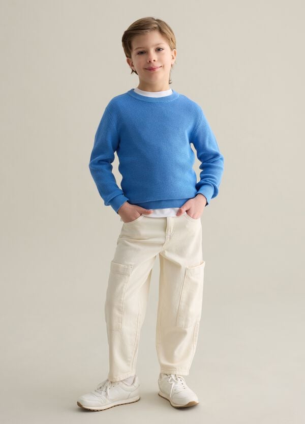 Ovs Jeans cargo in cotone