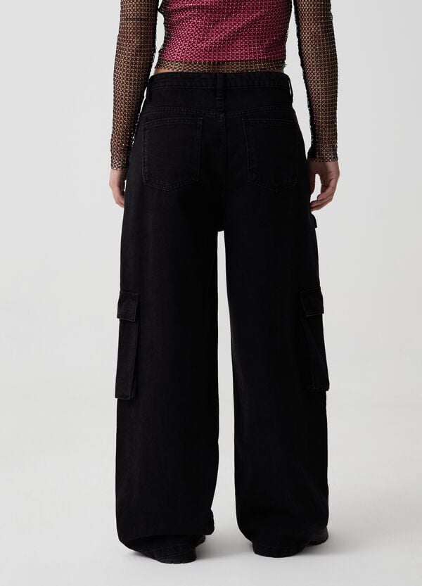 Ovs Jeans Cargo Multi Tasche B.ANGEL X MARE FUORI