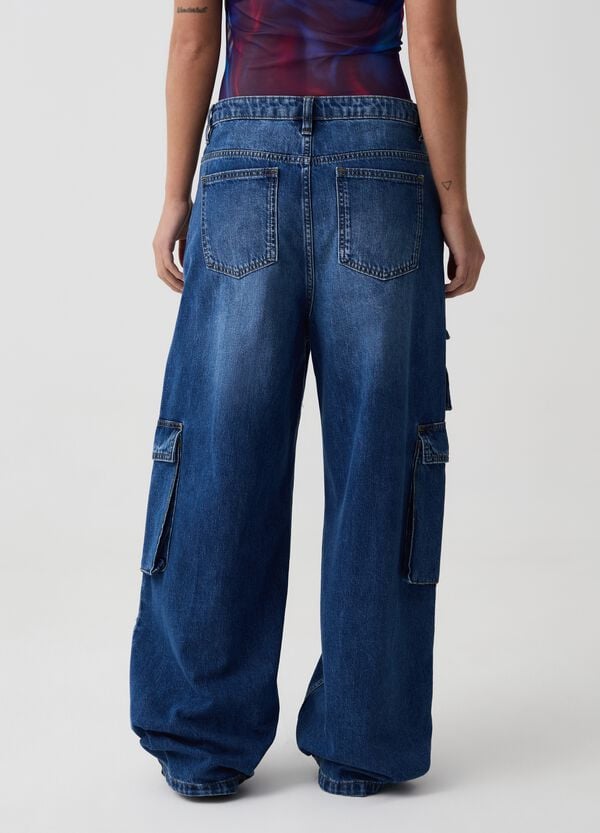 Ovs Jeans Cargo Multi Tasche B.ANGEL X MARE FUORI