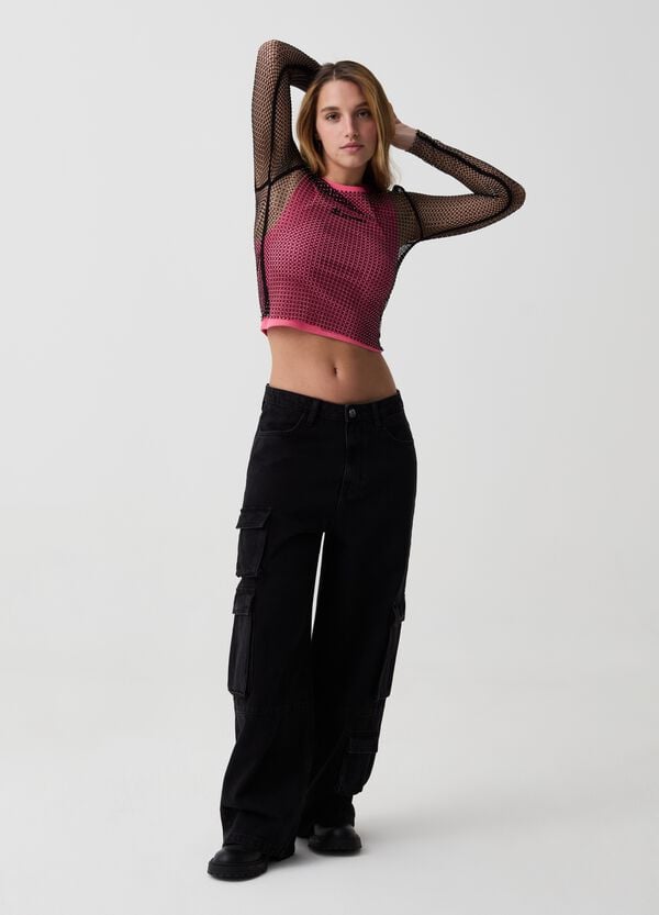 Ovs Jeans cargo multi tasche B.ANGEL X MARE FUORI