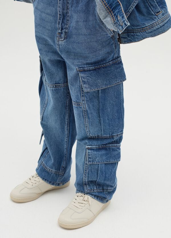 Ovs Jeans Cargo Relaxed Fit